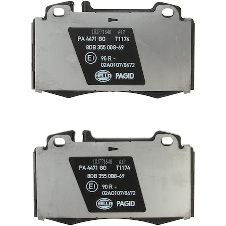 Pagid Brakes Disc Brake Pad, 355008691 355008691